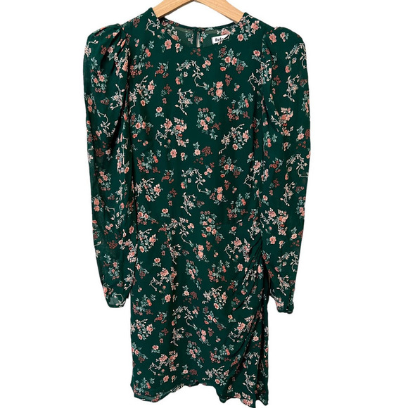 REFORMATION Juni gathered floral-print crepe mini dress (2) - Picture 1 of 9